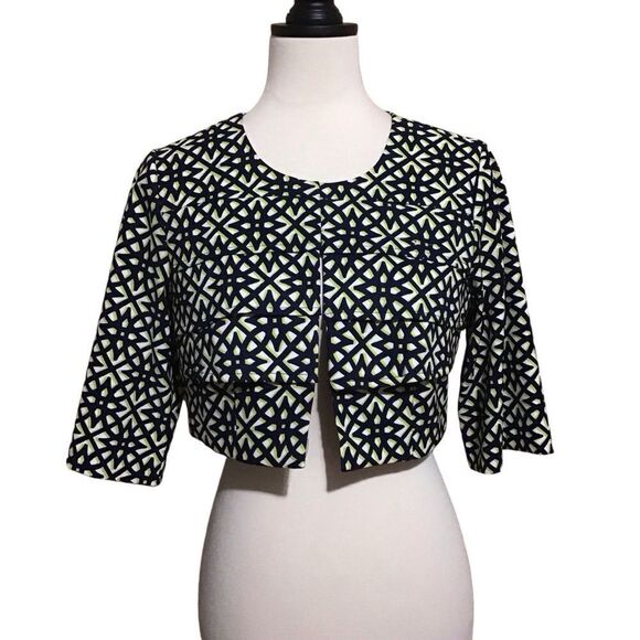 AGB Dress Abstract Tiered Bolero Jacket 6 - Picture 1 of 9